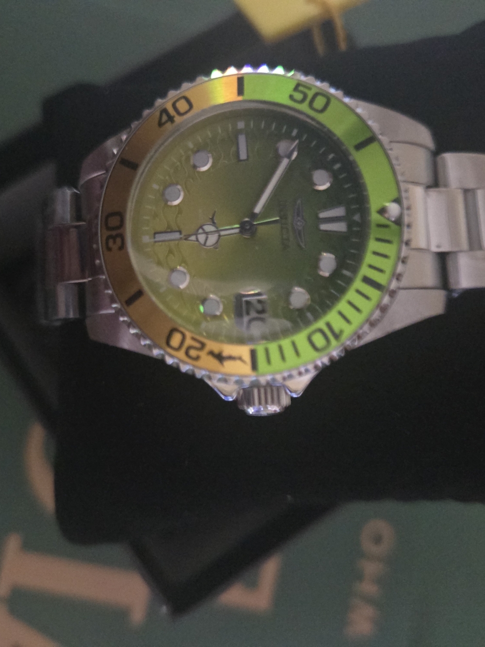 Women's Stainless Steel Pro Diver Watch with Spritr Dial